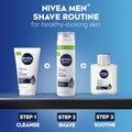 NIVEA MEN Sensitive Soothing Post Shave Balm with Vitamin E, Pro-Vitamin B5 and Chamomile Extract, Skin Care Gifts for Dad, Alcohol Free after