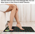 Foot Massage Mat Reflexology Walk Stone Road Foot Massage Acupoint Mat for Acupressure Relaxes Relieves Body Foot Leg Pain and Fatigue