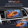 7 Double Din Touch Screen Car Radio with Apple Carplay,7 Inch Bluetooth Car Stereo with Backup Camera, FM Steering Wheel Controls,Mirror Link