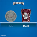 Ice Breakers Ice Cubes Black Cherry Sugar Free Chewing Gum Bottles, 3.24 Oz (6 Count, 40 Pieces)
