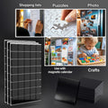 Sukh Square Magnets Magnetic Tape-Strip - 40 PCS Magnet Sheets Magnets with Adhesive Backing Magnet on One Side Self Adhesive on the Other Side