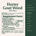 Nature'S Bounty Horny Goat Weed with Maca, Herbal Health Supplement, 60 Capsules