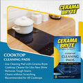 Cerama Bryte 10 X 5 Pack Cleaning Pads Cooktop and Stove Top Cleaner for Glass - Ceramic Surfaces, 50 Count