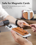 ESR for Magsafe Wallet, Iphone Wallet with 5-Card Holder, Secure-Grip Finger Loop, Magnetic Card Holder for Iphone 15/14/13/12 Series, Not for