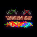 Partysticks Glow Sticks Party Supplies 100Pk - 8 Inch Glow in the Dark Light up Sticks Party Favors, Glow Decorations, Neon Party Glow Necklaces