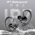 Wireless Earbuds Sport, 2025 Bluetooth 5.4 Headphones Bass Hi-Fi Stereo over Ear Buds, 56Hrs Noise Cancelling Headset with Earhook, IP7 Waterproof