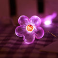 Flower String Lights?Fairy Pink Cherry Blossom String Lights 21Ft 40 Leds Waterproof USB Plug in Fun Room Lights for Spring, Nursery, Wedding,