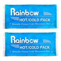 Soft Ice Packs Reusable Gel Pack 2, Hot and Cold Gel Ice Packs for Injuries, Headaches, Joint Pain Relief, Comfort Ice Pack Flexible Therapy on