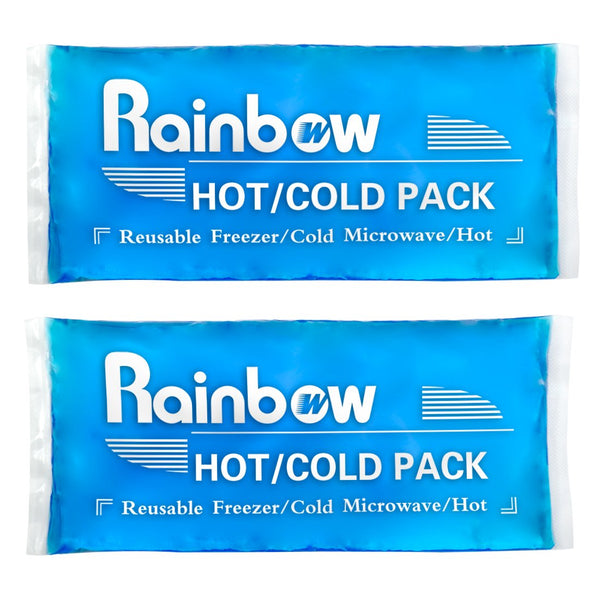 Soft Ice Packs Reusable Gel Pack 2, Hot and Cold Gel Ice Packs for Injuries, Headaches, Joint Pain Relief, Comfort Ice Pack Flexible Therapy on