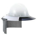 Feekoon Reusable Hard Hat Visor, with Neck Protector Breathable Shade Net Full Brim Hard Hat Sun Shade, Sun Protection Helmet Sun Shade,