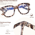 Madison Avenue Blue Light Blocking Glasses Oversized Fashion Blue Light Glasses for Women anti Eyestrain & UV Protection Computer Eyeglasses (Grey