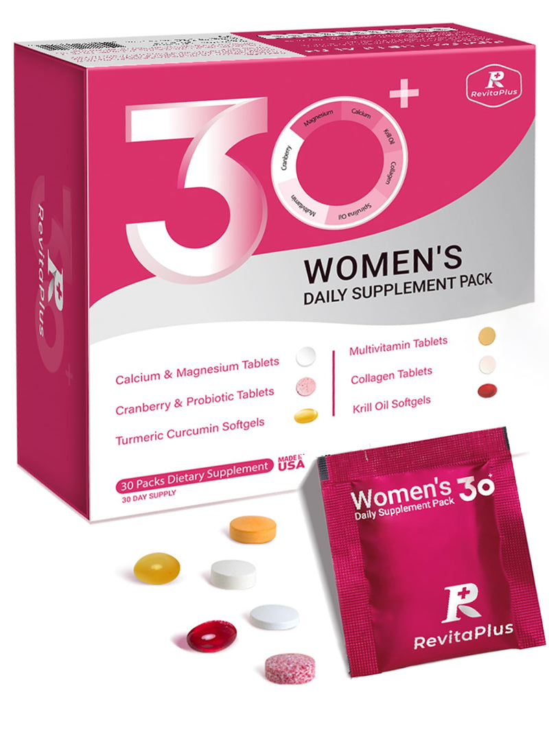 Multivitamin for Women with Vitamin A,B,C,D3,E,K2,Biotin, Collagen,Krill Oil,Cranberries Supports Energy,Wellness,Beauty and Immune - Vitamin