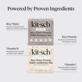 Kitsch Rice Water Shampoo & Conditioner Set - Solid Rice Water Shampoo & Conditioner Bar Soap for Hair Care, Strengthening & Nourishing Soap Bar,
