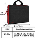 Hseok Laptop Sleeve 13-14 Inch Case Briefcase Compatible with Macbook Pro 14 Inch M4/M3/M2/M1 All Model of 13.3 Inch Mac Air/Pro, XPS 13 14, Most