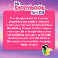 Skillmatics Storybook Art Kit - Create Fairytale Stories, DIY Craft & Writing Kit with 300+ Stickers, Scrapbooking & Journal Activity, Gifts for