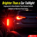 BLITZU Bike Lights, Super Bright Bicycle USB-C Rechargeable Headlight, Taillight & Bike Set, Waterproof Safety Front & Rear Back Light for Night