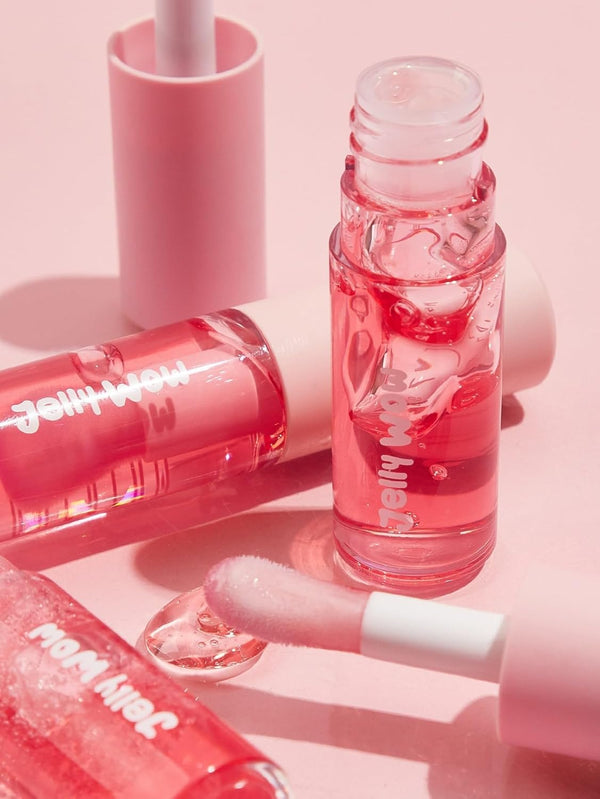 SHEGLAM Jelly Wow Hydrating Non-Sticky Lip Oil Moisturizing Plumping Lip Gloss - Berry Involved
