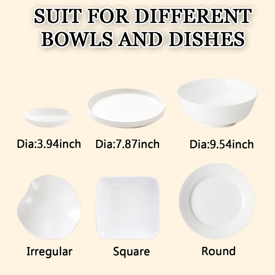 300PCS Plastic Bowl Covers Elastic Disposable Bowl Covers for Food Storage, Stretch Covers for Bowls, Fresh Keeping Bags Stretch Lids Kitchen Wrap Seal Bags for Cover Food