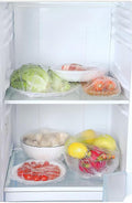 300PCS Disposable Bowl Covers Canning Lids, Disposable Bowl Covers Food Cover Stretch Edging, Flexible Storage Packaging for Storage Containers,