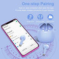 Jxrev Wireless Earbuds, Bluetooth 5.3 Headphones in Ear with Noise Cancelling Mic, Earbuds Stereo Bass, IP7 Waterproof Sports Earphones, 32H