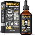 Leven Rose Beard Oil for Men and Beard Softener 100% Pure Natural for Bearded Men, Mustaches, and Moisturized Skin 1 Oz by Ranger Grooming Co