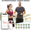 Fitness Tracker with Heart Rate, Blood Pressure, Sleep Tracking, Calorie Tracking, Activity Tracker with 1.1" AMOLED Color Screen, Waterproof Step