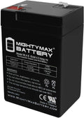 Mighty Max Battery ML4-6 - 6V 4.5AH 3FM4 Replacement Battery with F1 Terminal