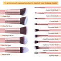 33PCS Makeup Foundation Brushes Tool Set with Sponges, Eyelash Curlers, Powder Puffs, Silicone Washing Bowls, Eye Aids, Nano Spray Bottles,