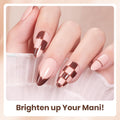 Beetles Gel Polish Nail Set 6 Colors Skin Tones Collection Nude Brown Gel Nail Polish Pink Neutral Soak off Uv Led Lamp Needed Manicure Diy Home
