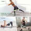 Wide Fabric Resistance Bands for Working Out, 3 Level Non-Slip Exercise Booty Bands for Women & Men Leg and Glutes with Hair Ties and Tape Measure