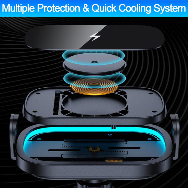 Wireless Car Charger for Samsung Galaxy Z Fold 6/5/4/3, 15W Fast Charging Car Mount, Car Accessories, Air Vent Charging Car Phone Holder for