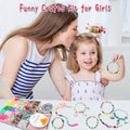 Leitait Girls Toys Bracelet Making Kit -3400Pcs Charm Jewelry Making Kit Supplies,Unicorn/Mermaid Crafts Birthday Christmas Gifts for Girls Ages 5