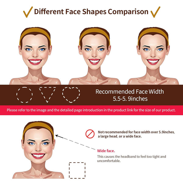 EVITA PERONI Wide Headbands for Women with Teeth Acetate Resin Hair Bands for Women'S Hair No Headache Headband No Slip Hairbands-Tortoise