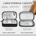 FYY Travel Cable Organizer Pouch Electronic Accessories Carry Case Portable Waterproof Double Layers All-In-One Storage Bag for Cord, Charger,