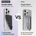 Klearlook 4Pack Silicone Suction Cup Phone Case Mount Double Sided, Sticky Phone Grip for Cell Phone, Hands-Free Phone Accessories for Selfies and