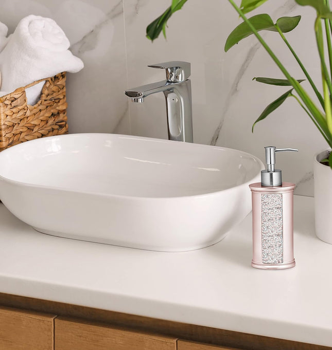 Popular Bath Sinatra Blush Soap Dispenser/Lotion Pump Classic Luxury Lotion Pump Contemporary Decor Blush Color for Bath