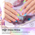 Beetles Neon Gel Nail Polish Set, Summer Gel Polish Kit 6 Colors Hot Pink Orange Yellow Green Blue Purple Soak off UV Nail Lamp Design Manicure