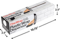 Chicwrap Subway Tile Refillable Plastic Wrap Dispenser - One 9" X 250' Roll of Professional Grade Plastic Wrap - BPA Free and Kosher Certified -