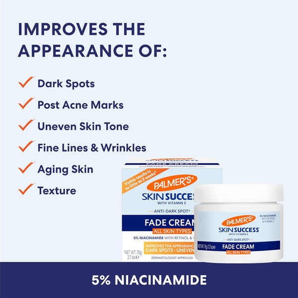 Palmer'S Skin Success Anti-Dark Spot Fade Cream for Dry Skin, 4.4 Ounce