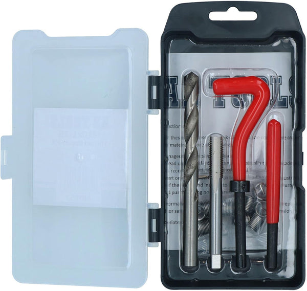 AB Tools M10 X 1.25Mm Thread Repair Kit/Helicoil 9Pc Set Damaged Thread AN019