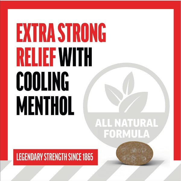 Fisherman'S Friend Cough Drops, Cough Suppressant and Sore Throat Lozenges, Original Extra Strong, 10Mg Menthol, 228 Drops (6 Packs of 38)