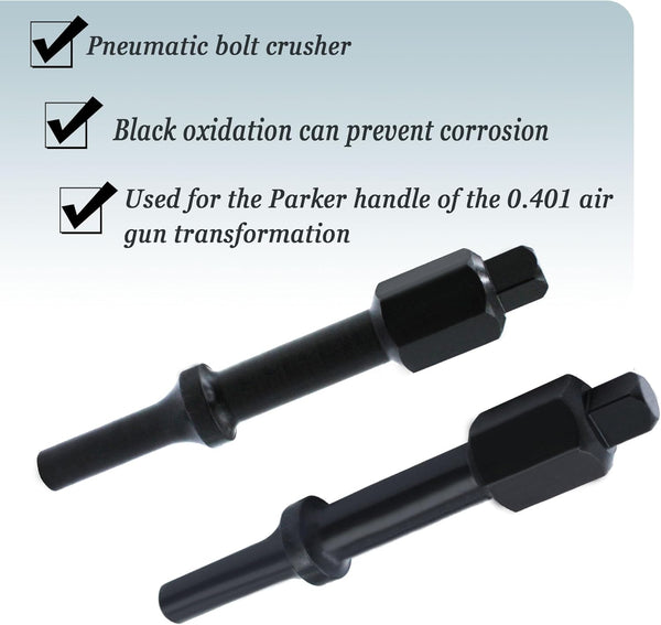 32029 Air Hammer Socket Adapter, 37315 3/8" & 37316 1/2" Shake 'N Break Pneumatic Bolt Breaker Set,2-Piece