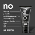 Hello Epic Whitening Charcoal Fluoride Free Toothpaste, Activated Charcoal Toothpaste with Coconut Oil, Whitens Teeth Naturally, SLS Free, Fresh