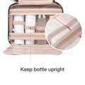 BAGSMART Toiletry Bag Travel Bag with Hanging Hook, Water-Resistant Makeup Cosmetic Bag Travel Organizer for Accessories, Shampoo, Full-Size