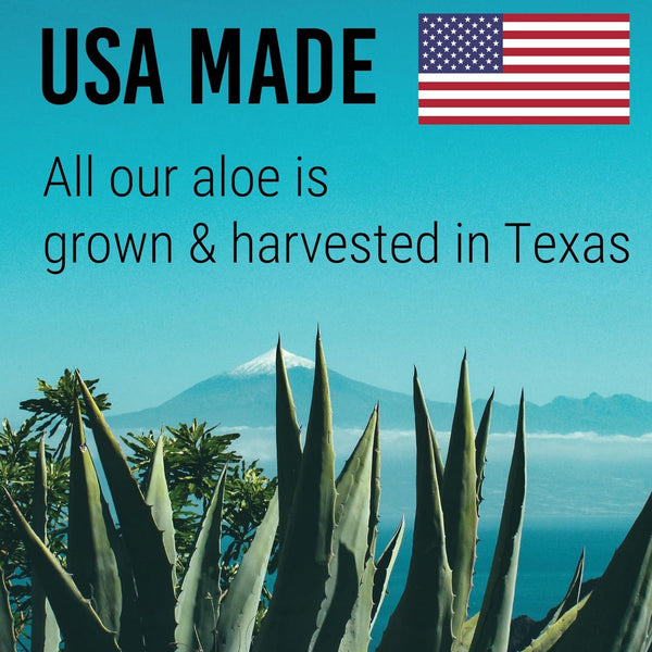 Amazing Aloe Vera Gel - Freshly Cut, 100% Pure Aloe, Premium Quality, Vegan, Unscented - Natural Sunburn Relief, after Shave, Skin, Face & Hair