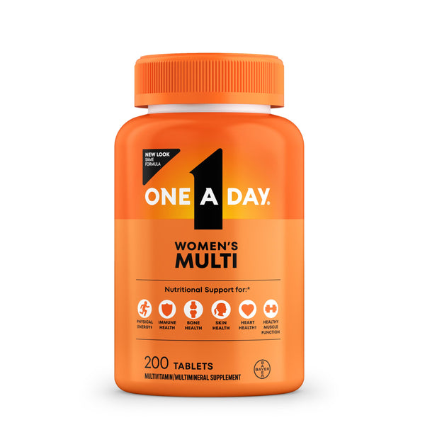 One a Day WomenâS Multivitamin with Vitamin A, C, D, E and All 8 B Vitamins, Calcium, Vitamins for Women, for Bone Health, Skin Health & Immune