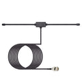 Bingfu 20-1300Mhz Adhesive Mount BNC Male Dipole Antenna Vehicle Ham Radio Amateur Radio Mobile Antenna Compatible with Uniden Bearcat Whistler