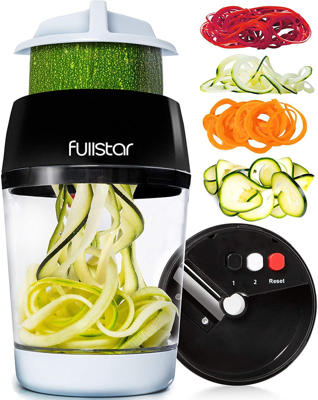 Fullstar Mandoline Slicer Spiralizer & Vegetable Slicer, Zucchini Noodle Maker, Onion & Food Chopper, Veggie Spiral Cutt