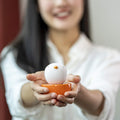 Baby Bird, Non-Electric Ceramic Diffusers for Essential Oils and Aromatherapy Fragrance, White Ceramic Diffusers in Car or Desk Office Decor and