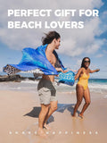 OCOOPA Microfiber Beach Towel Fast Drying, Extra Large 63" X 31" Sand Free Beach Towel Super Lightweight Towels for Swimming Pool, Camping,